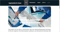 Desktop Screenshot of ing-drhesse.de